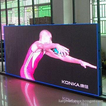 Indoor LED Screen Display with 1200cd/m² Brightness and DVI Graphics Card